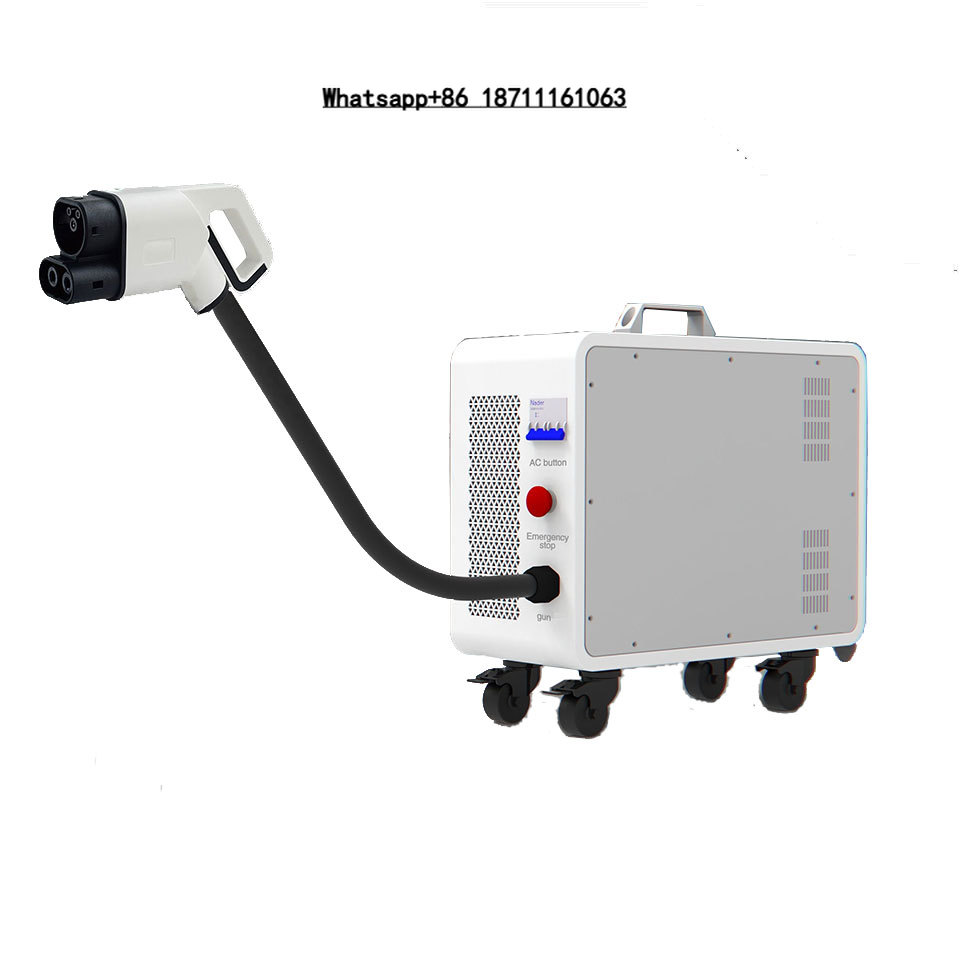 Portable Dc Fast Charger 20Kw Ccs2 - Mobile Ev Charger Single Portable 20Kw
